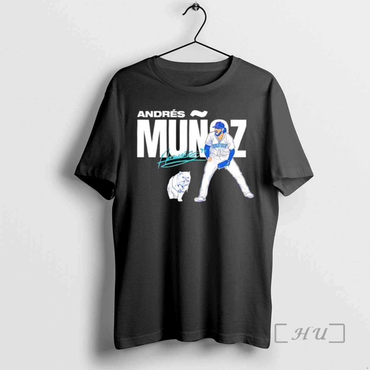 Trending Seattle Mariners Baseball Andres Munoz Signature Tee Shirt Sweater