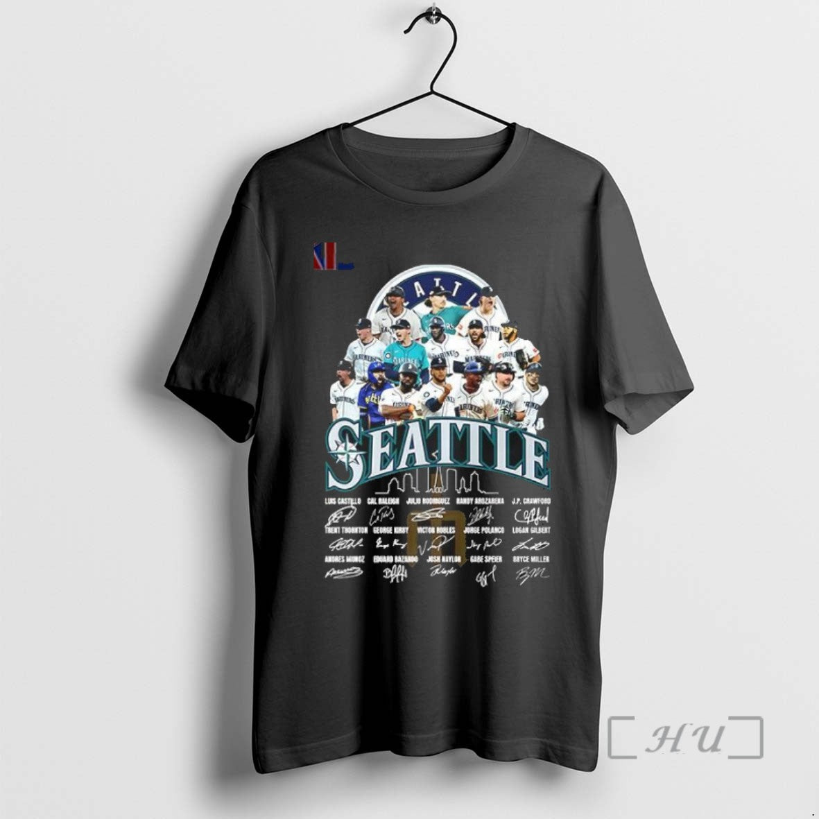 Trending Seattle Mariners Players Luis Castillo Cal Raleigh Julio Rodriguez Randy Arozarena Signatures