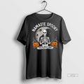 Trending Skeleton Namaste Spooky Halloween Graphic Tee Shirt Sweater