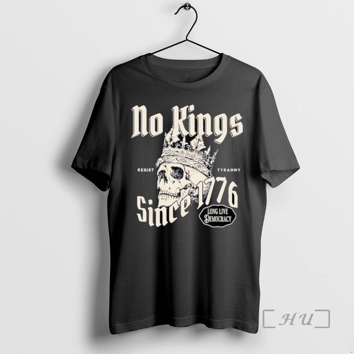 Trending Skull No Kings Since 1776 Vintage