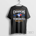 Trending Toronto Blue Jays Al East Division Champions 2025 Logo T Shirts Sweatshirt Hoodies