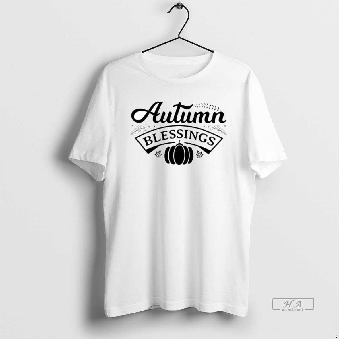 Trendy Autumn Blessings Cotton Pumpkins Halloween