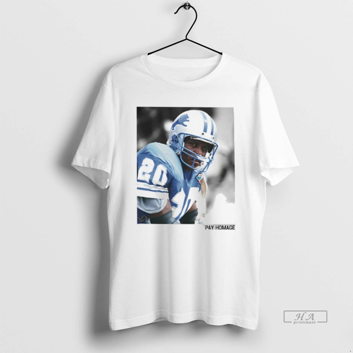 Trendy Barry Sanders Detroit Lions Pay Homage