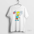 Trendy Bart Simpson Usa Flag I Will Never Be Able To Afford A House Mens