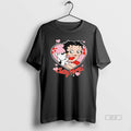 Trendy Bettyboop With Dog In Heart