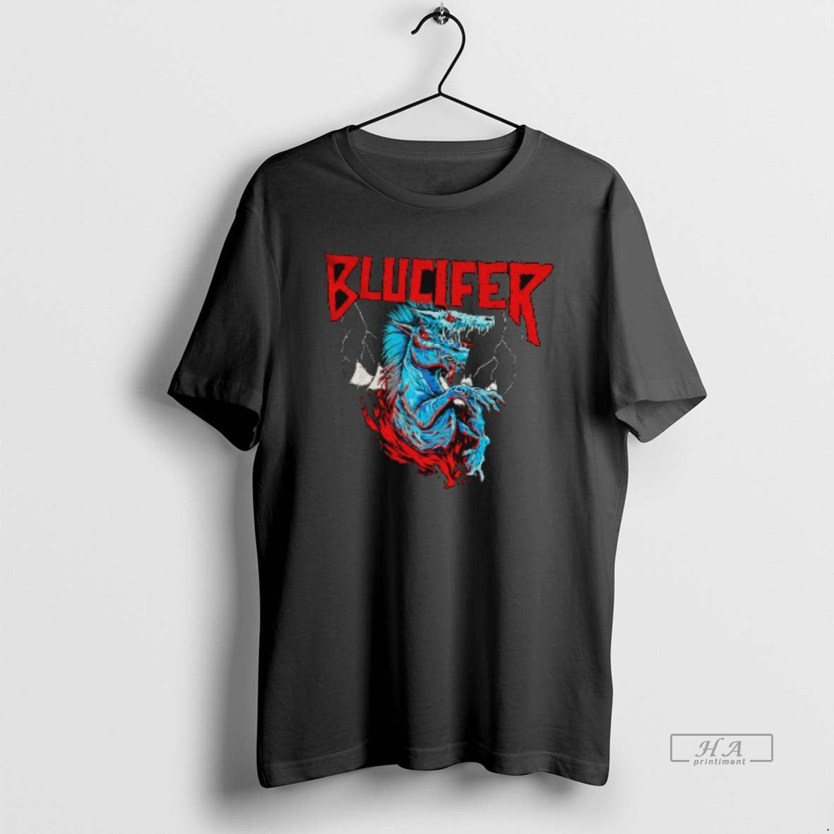 Trendy Blucifer Blue Mustang Vintage