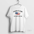 Trendy Charlie Kirk His Voice Lives On Printed Casual