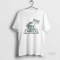 Trendy Frog On Bike Resist Portland Frog Protest Vintage