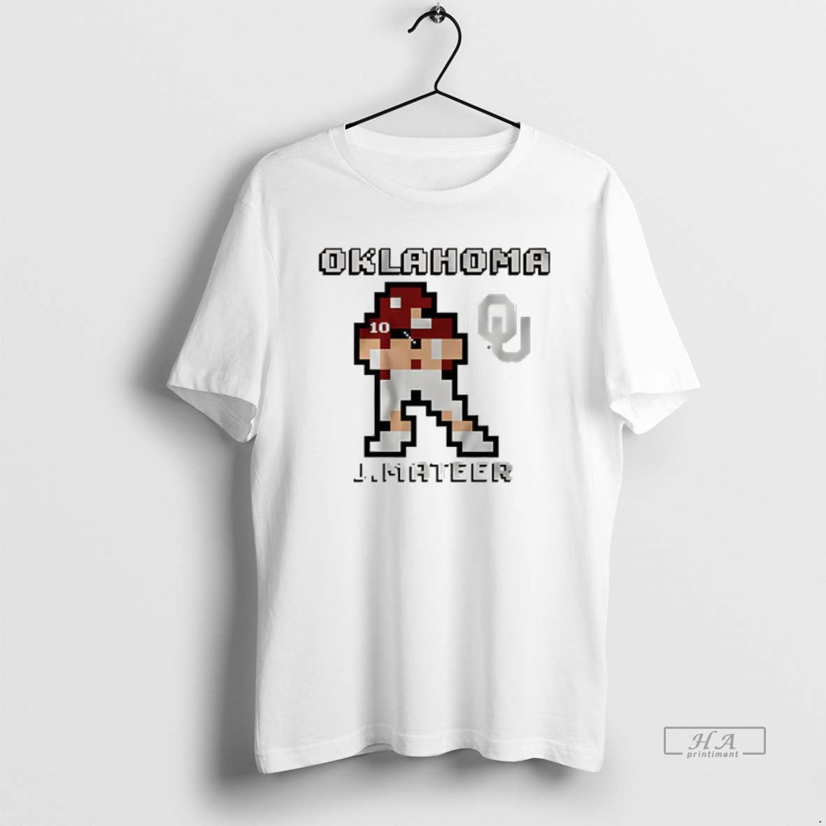 Trendy John Mateer Oklahoma Football Retro Baller 8 Bit Style