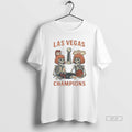 Trendy Las Vegas Aces 2025 World Champions Skeletons Mens White Tee