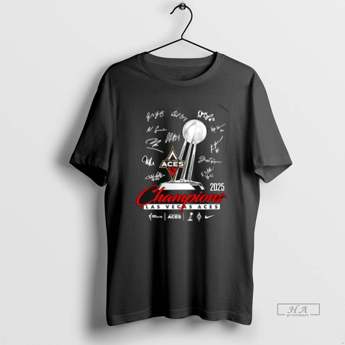 Trendy Las Vegas Aces Wnba Champions 2025 Signatures