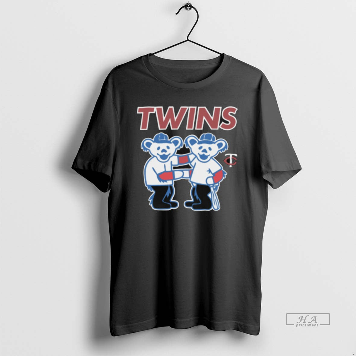 Trendy Mlb X Grateful Dead X Twins T