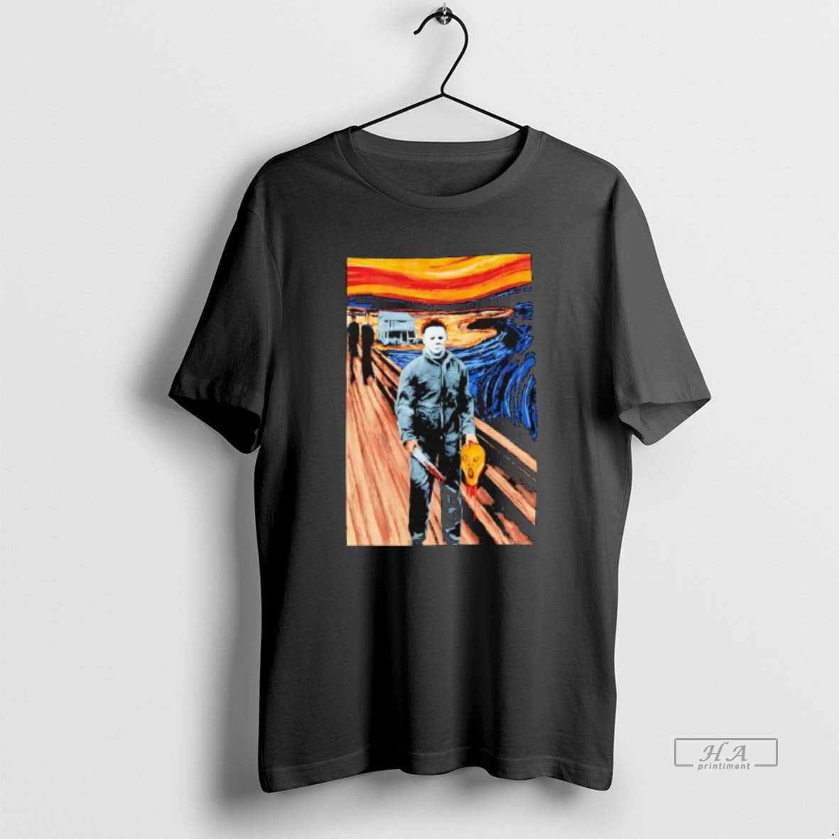 Trendy Michael Myers Halloween Mashup The Scream Edvard Munch