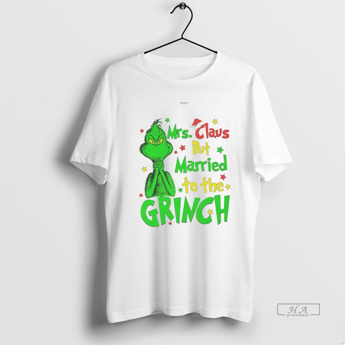 Trendy Mrs Claus But Married To The Grinch Christmas White