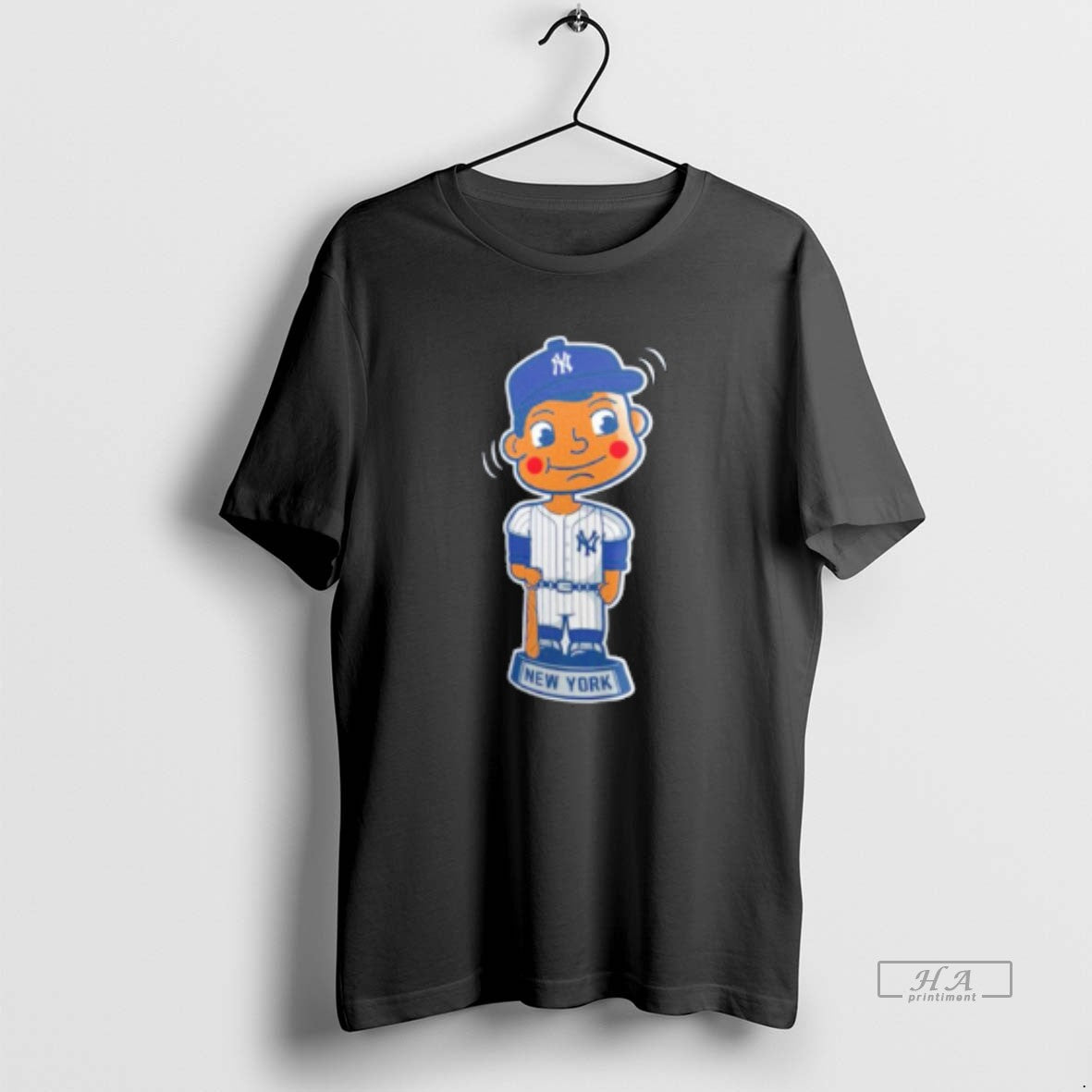 Trendy New York Yankees Pop Fly Cartoon