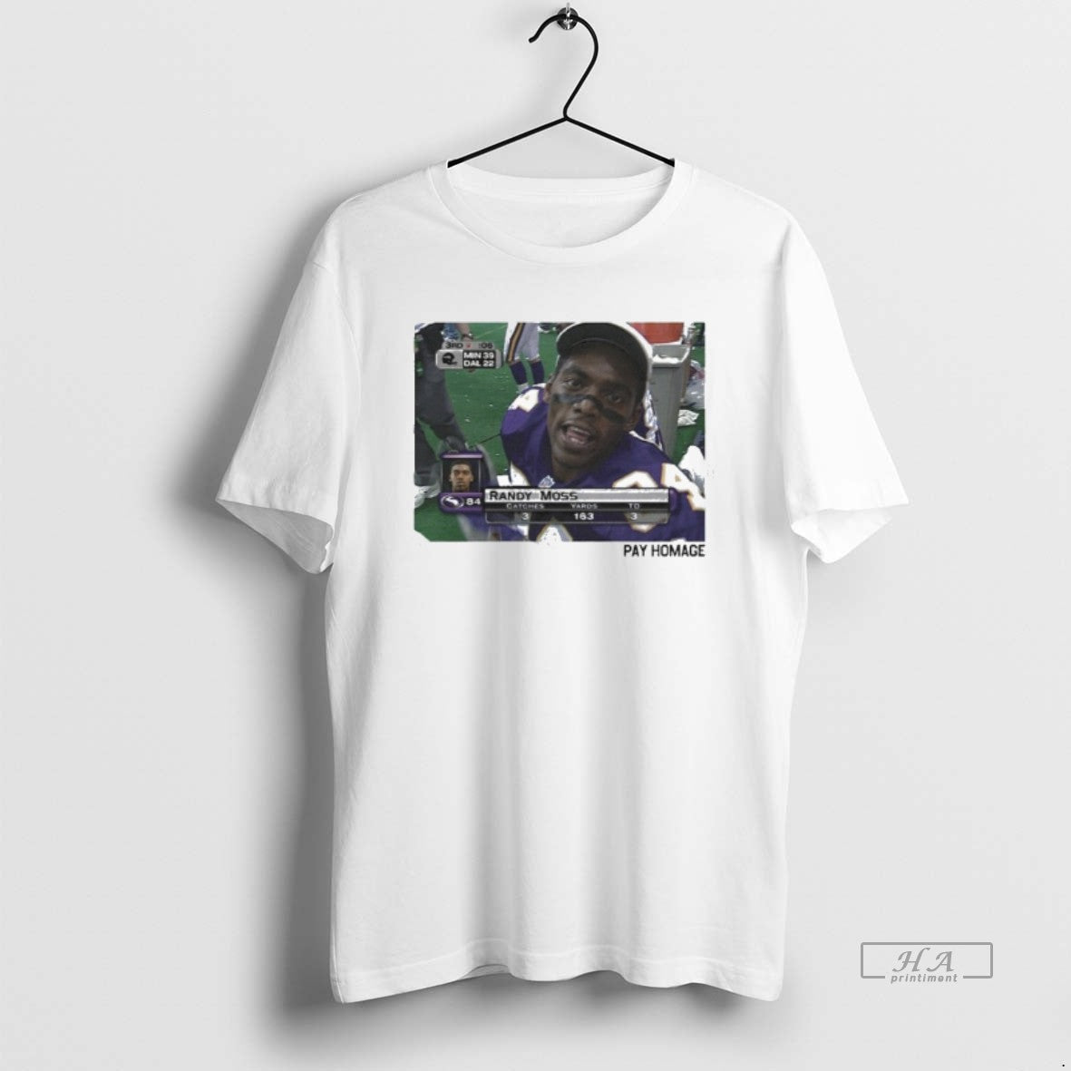 Trendy Randy Moss Minnesota Vikings Pay Homage