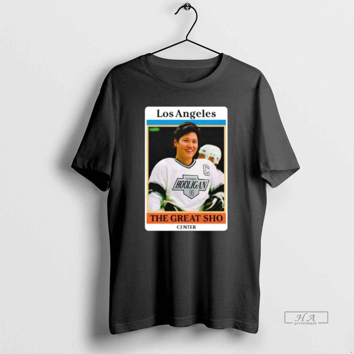 Trendy Shohei Ohtanis Face Wayne Gretzky Los Angeles Hooligan Los Angeles Kings Center