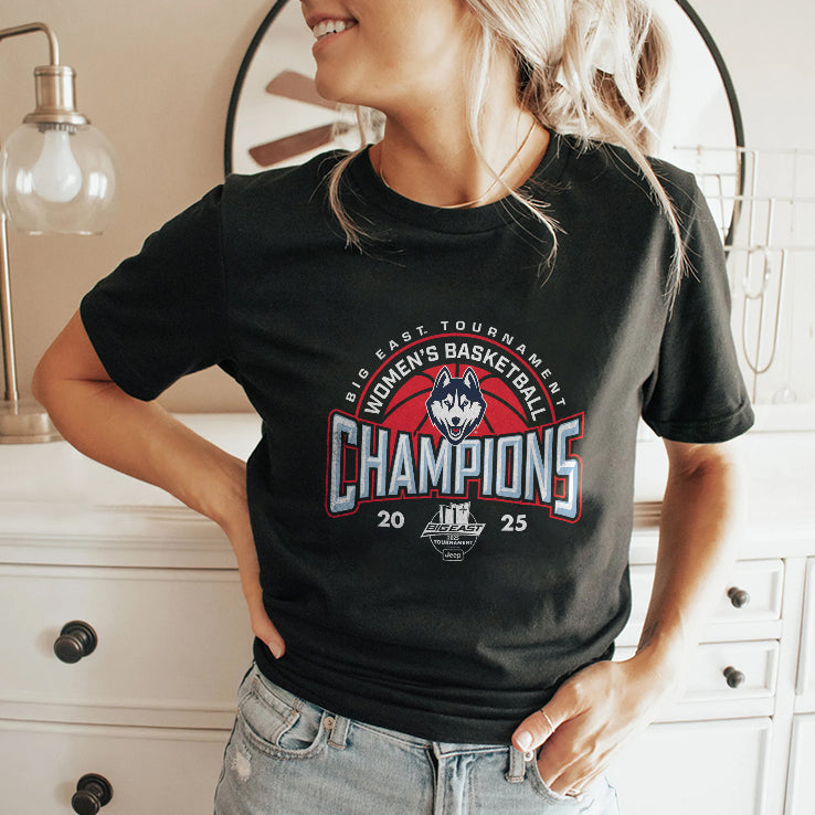 UConn Women’s Basketball Big East Tournament Champions 2025 Shirt
