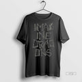 Viral 2025 Imagine Dragons Bones Letter Tee Shirt Sweater