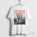 Viral Cincinanti White Tiger Tee Shirt Sweater