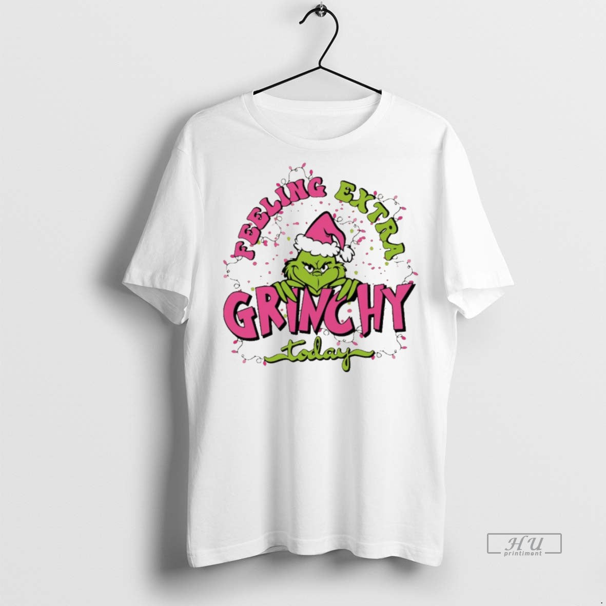 Viral Grinch Feeling Extra Grinchy Today Christmas White Tee Shirt Sweater