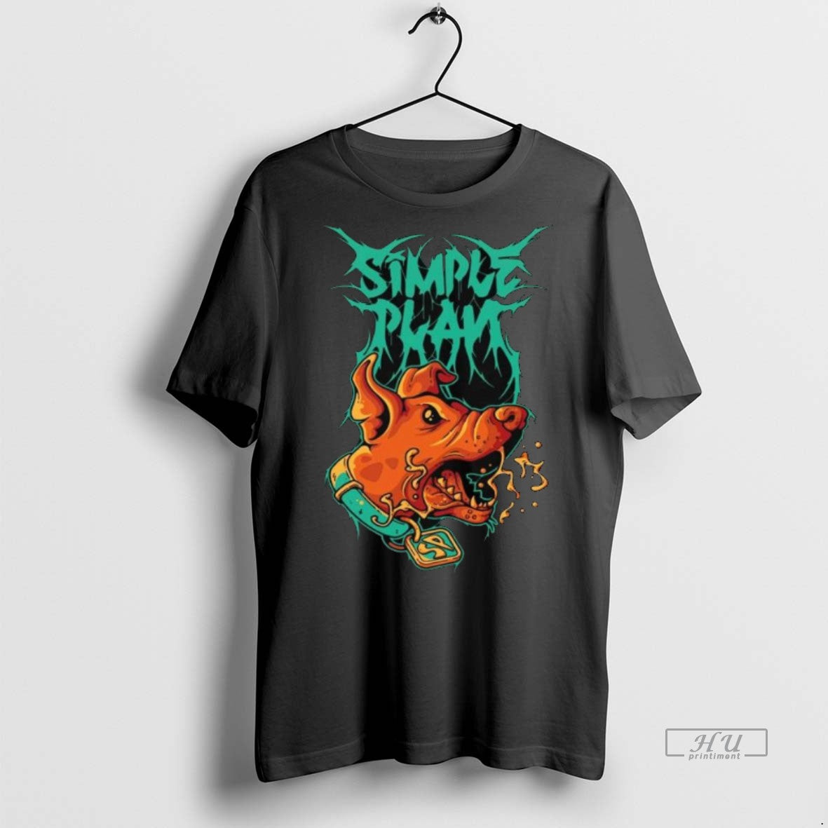 Viral Simple Plan 2025 Halloween Spooky Metal Logo Long Sleve Tee Shirt Sweater