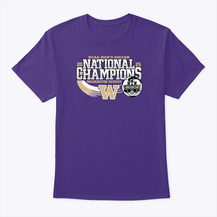 Washington Huskies National Champs 2025 Men’s Soccer T Shirt