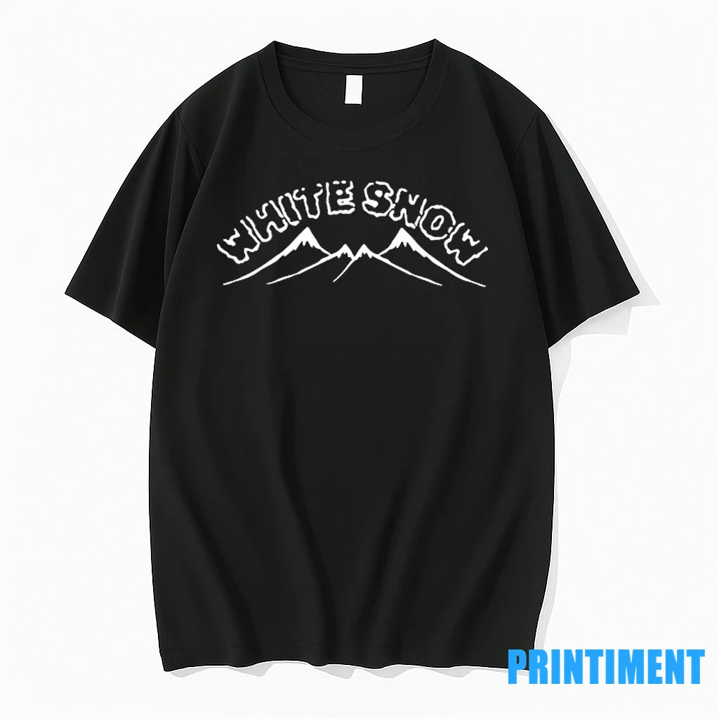 White Snow Mountain Tshirts Sweater