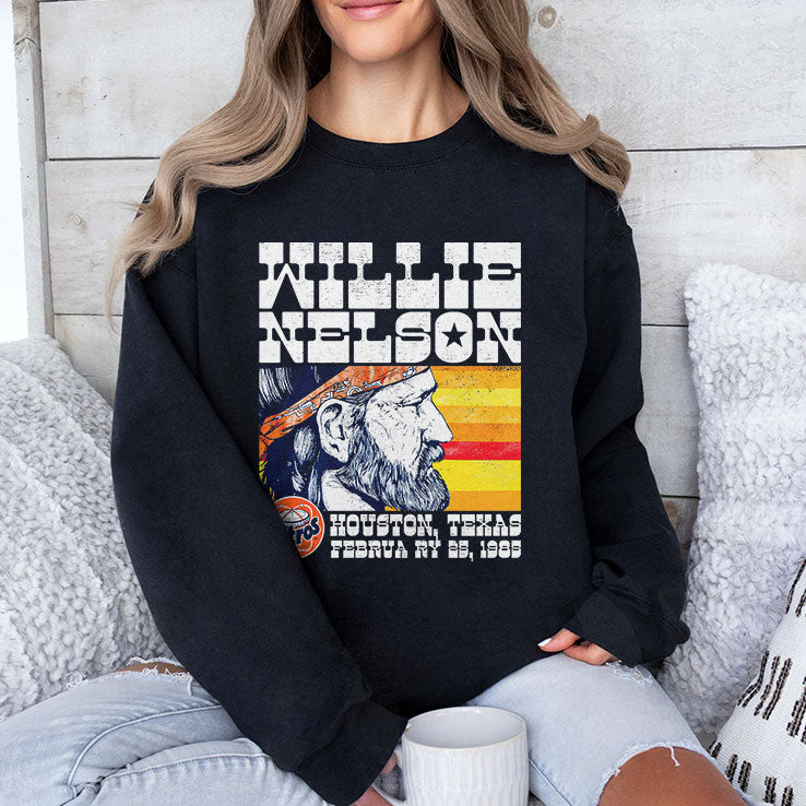 Willie Nelson Astrodome Houston Texas February 1985 T Shirt