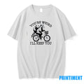 Youre Weird Ill Keep You Funny Meme Racoon Bicycle Tshirts Sweater