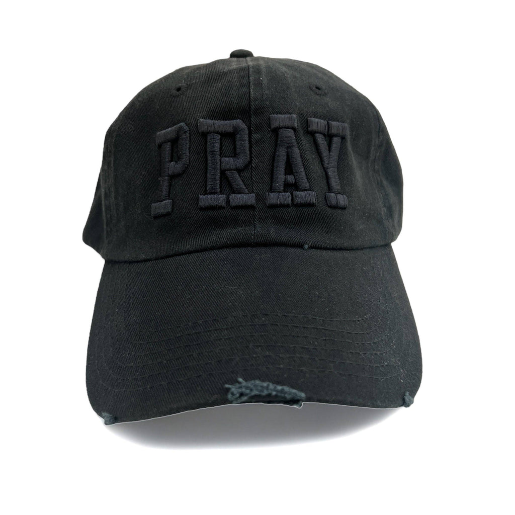 Pray Baseball Hat - Black Unisex