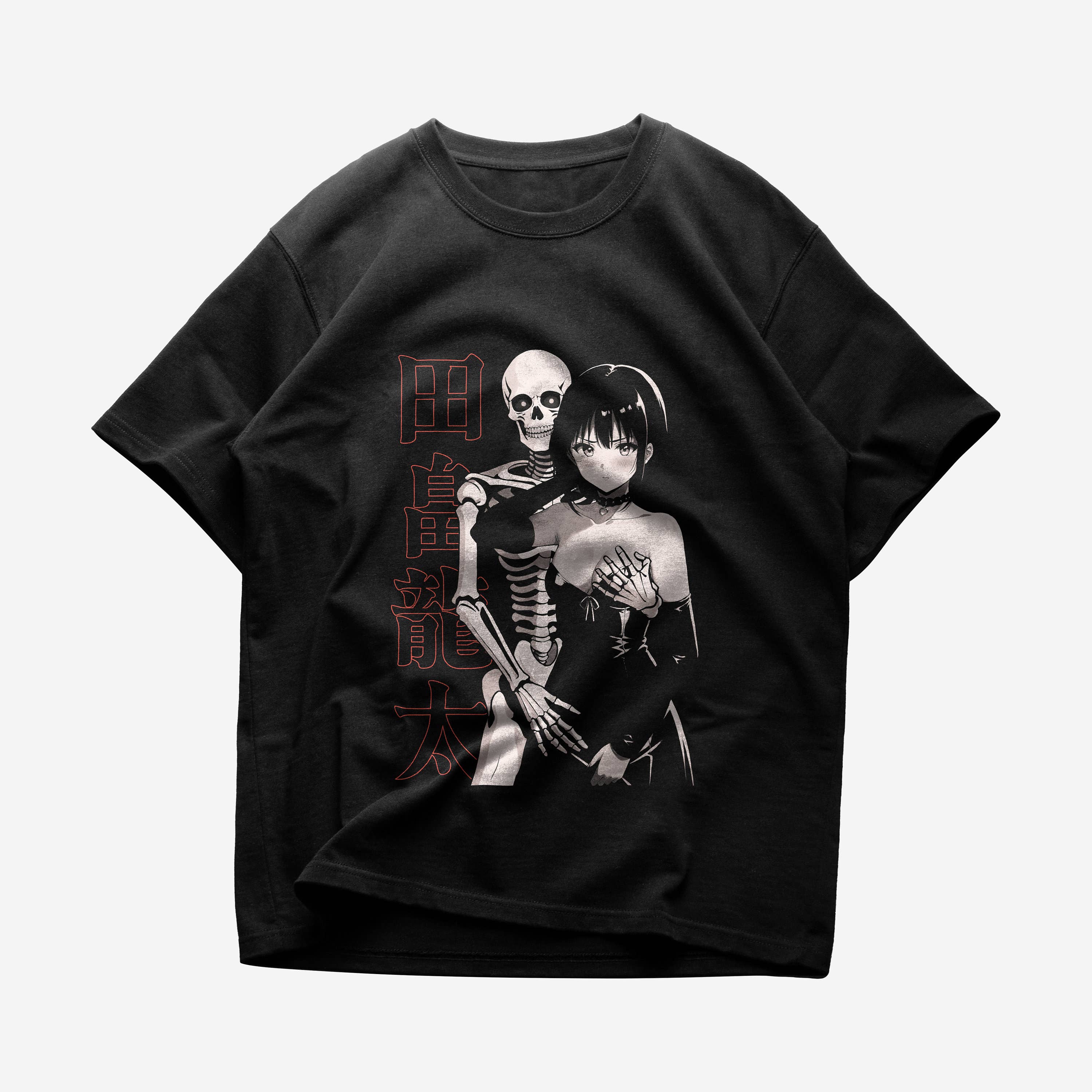 Anime Horror 90s Manga Girl T-Shirt - Alt Fashion