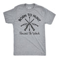 Born To Hunt Forced To Work Men's T Shirt