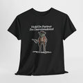Hold On Partner I'm Overstimulated" Funny Frog Cowboy T-Shirt