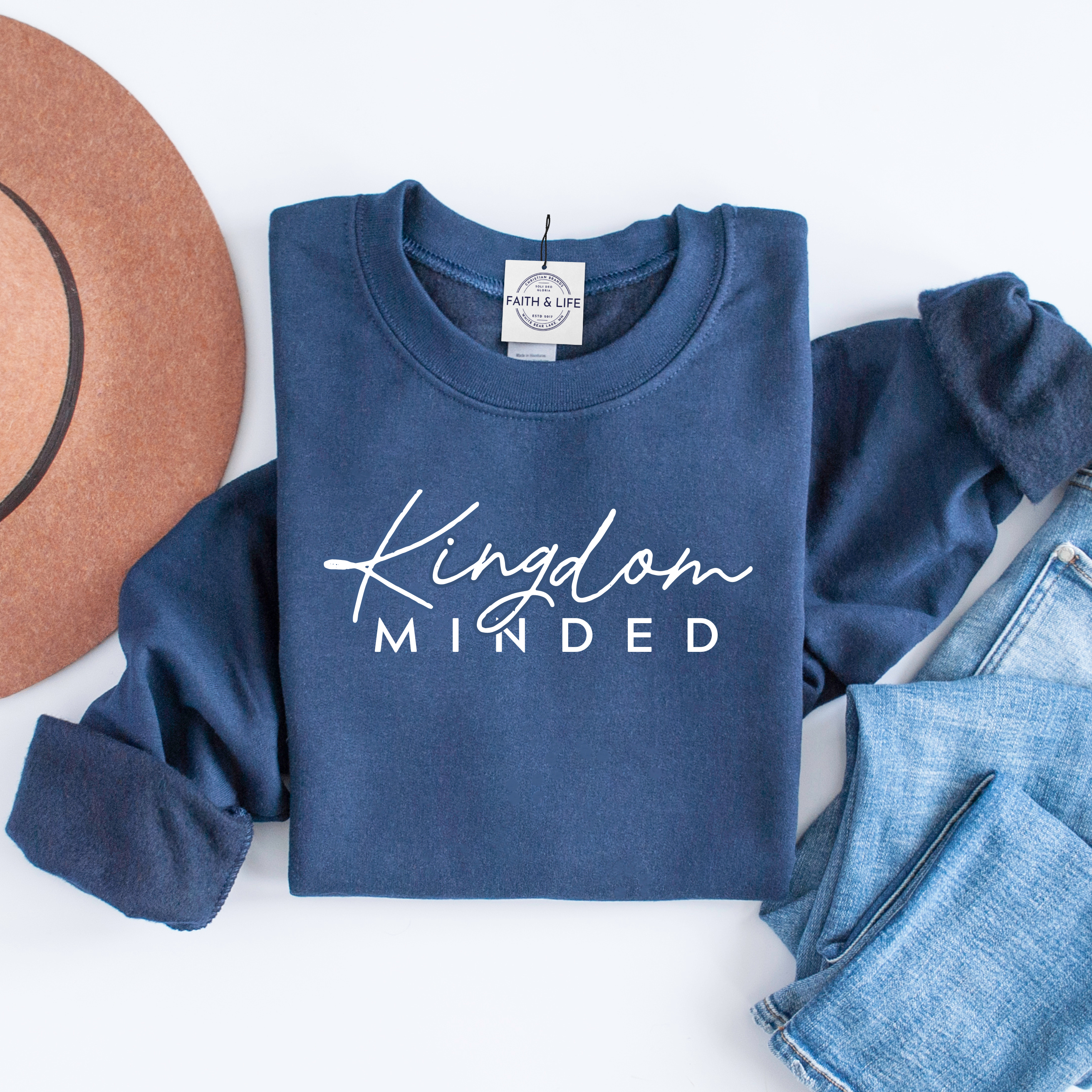 Kingdom Minded- Christian Crewneck Sweatshirt
