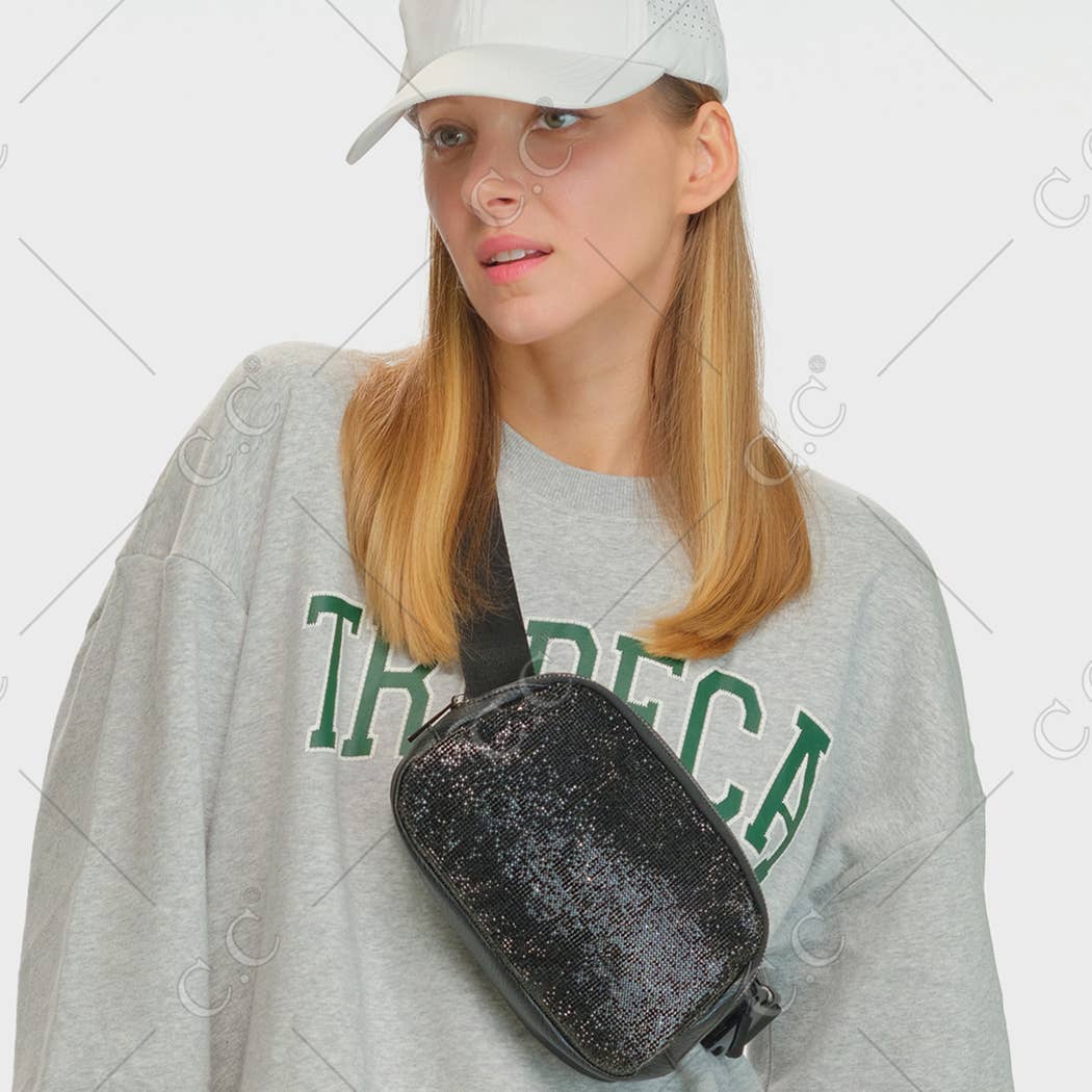 Rhinestone Fanny Pack Belt Bag