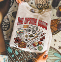 Retro Horror Sci-Fi Sweatshirt, Upside World Hoodie