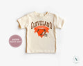 Retro Cleveland Football Shirt Vintage Women Toddler Tee