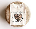 Leopard Nurse Stethoscope T-Shirt