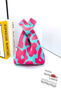 ..1009 Aesthetic Flower Knitted Tote Handbag SI-26505