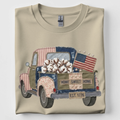 Faux Quilted Vintage Truck Unisex