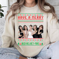 Redvelvet Merry Christmas Sweatshirt Festive Xmas Pattern, I