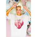 Strawberry Graphic Oversized Tee