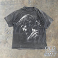 Vintage 90s Jesus Easter Graphic Tee Retro Halftone Unisex