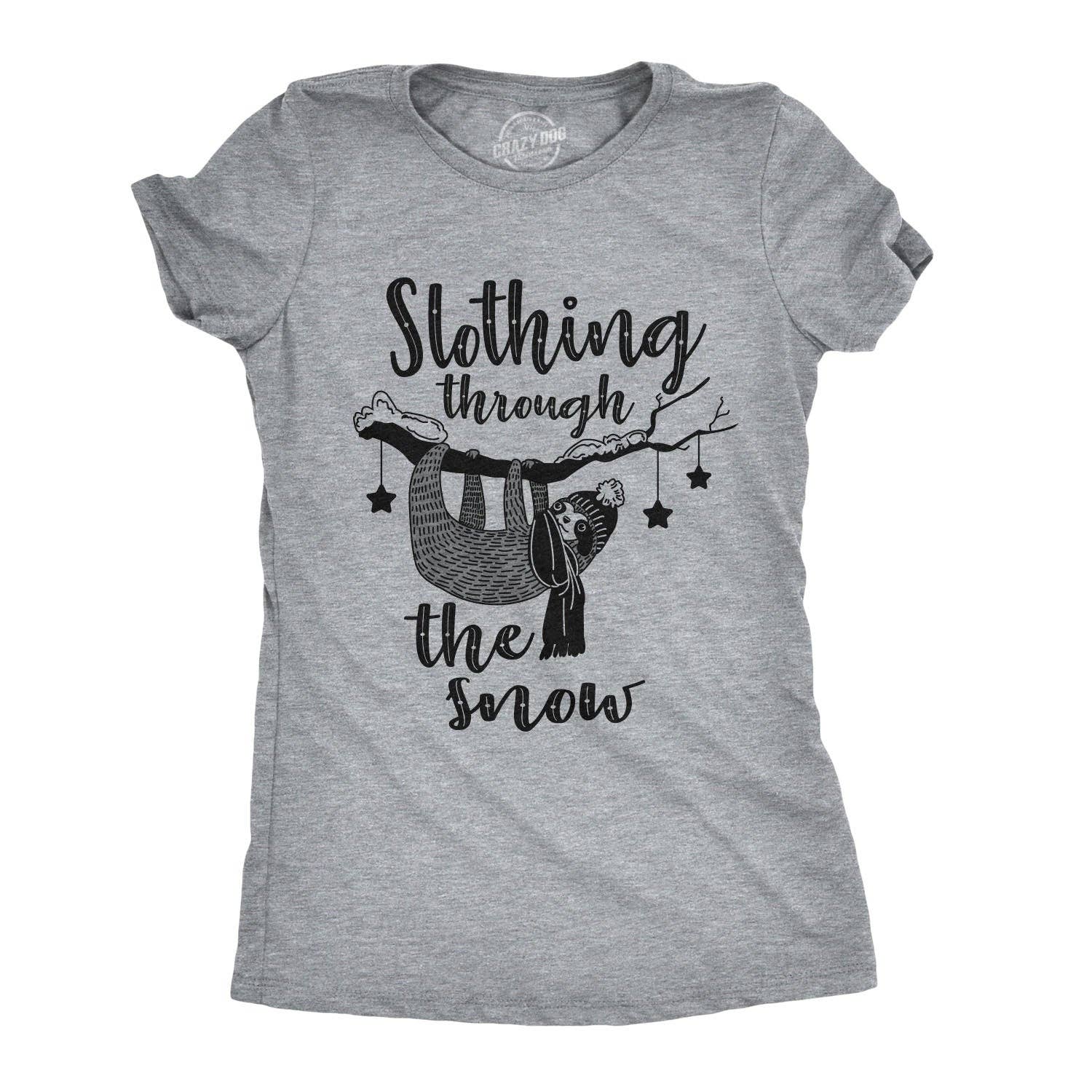 Slothing Through the Snow Women's T Shirt