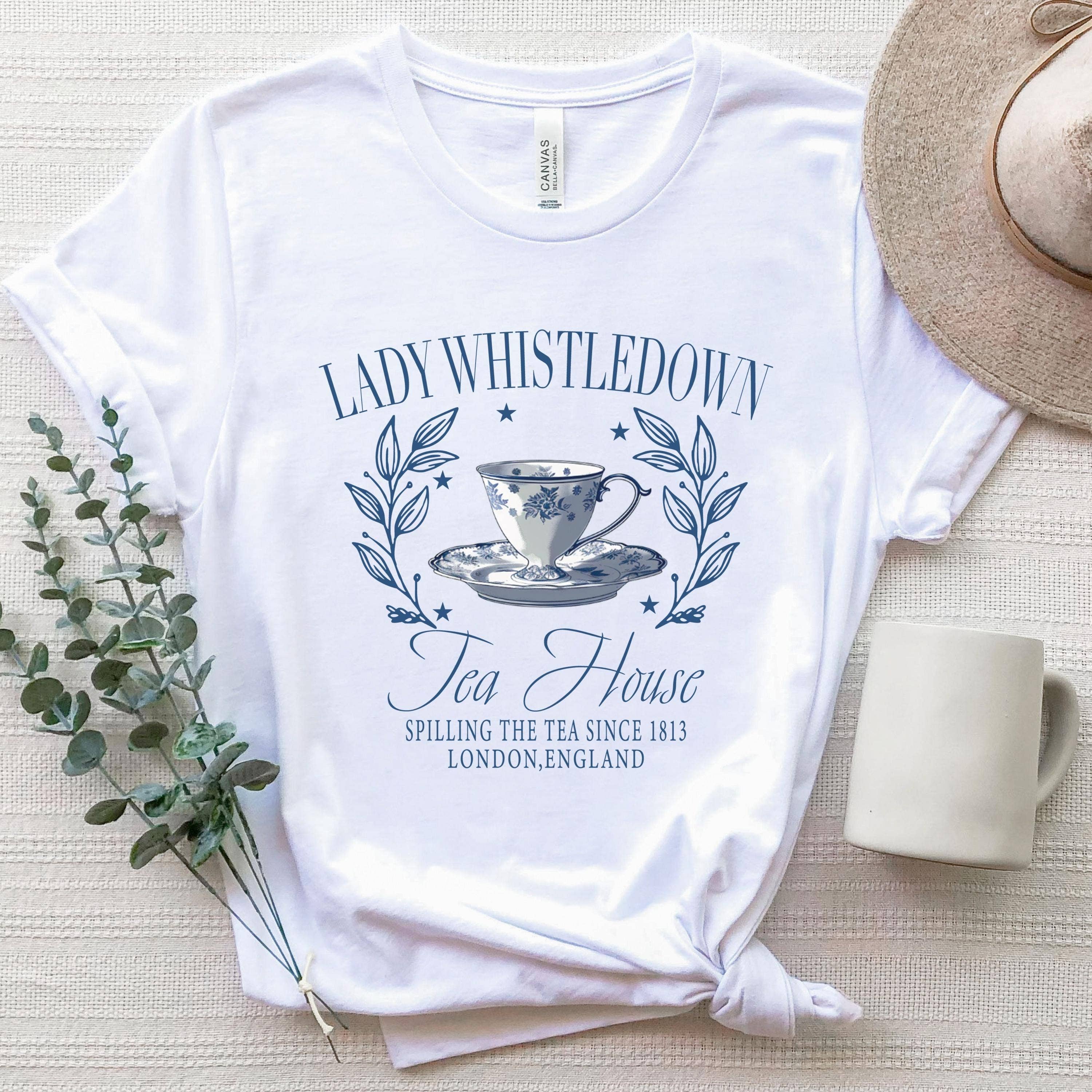 Regency Era Vintage Tea Cup Graphic T-Shirt