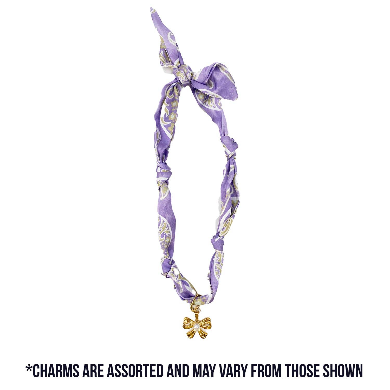 TW-1010 Scarf Necklace with Charm