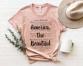 America the Beautiful Hymn - Black Ink Unisex
