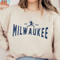 Vintage Milwaukee Brewer Game Day Sweatshirt – Retro Style