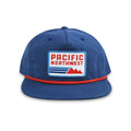 Retro 5-Panel Snapback Navy Unisex
